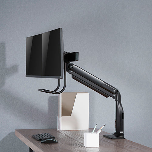 ORLO Gas Spring Aluminum Dual Monitor Arm - Ergonomics Now